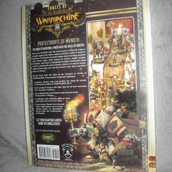 Warmachine RPG Softcover Book Protectorate of Menoth 2409A7 - Picture 2 of 9